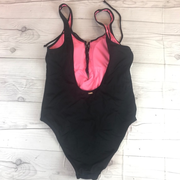 Pink Victoria's Secret Women's Swimsuit SZ S Black - Picture 5 of 8
